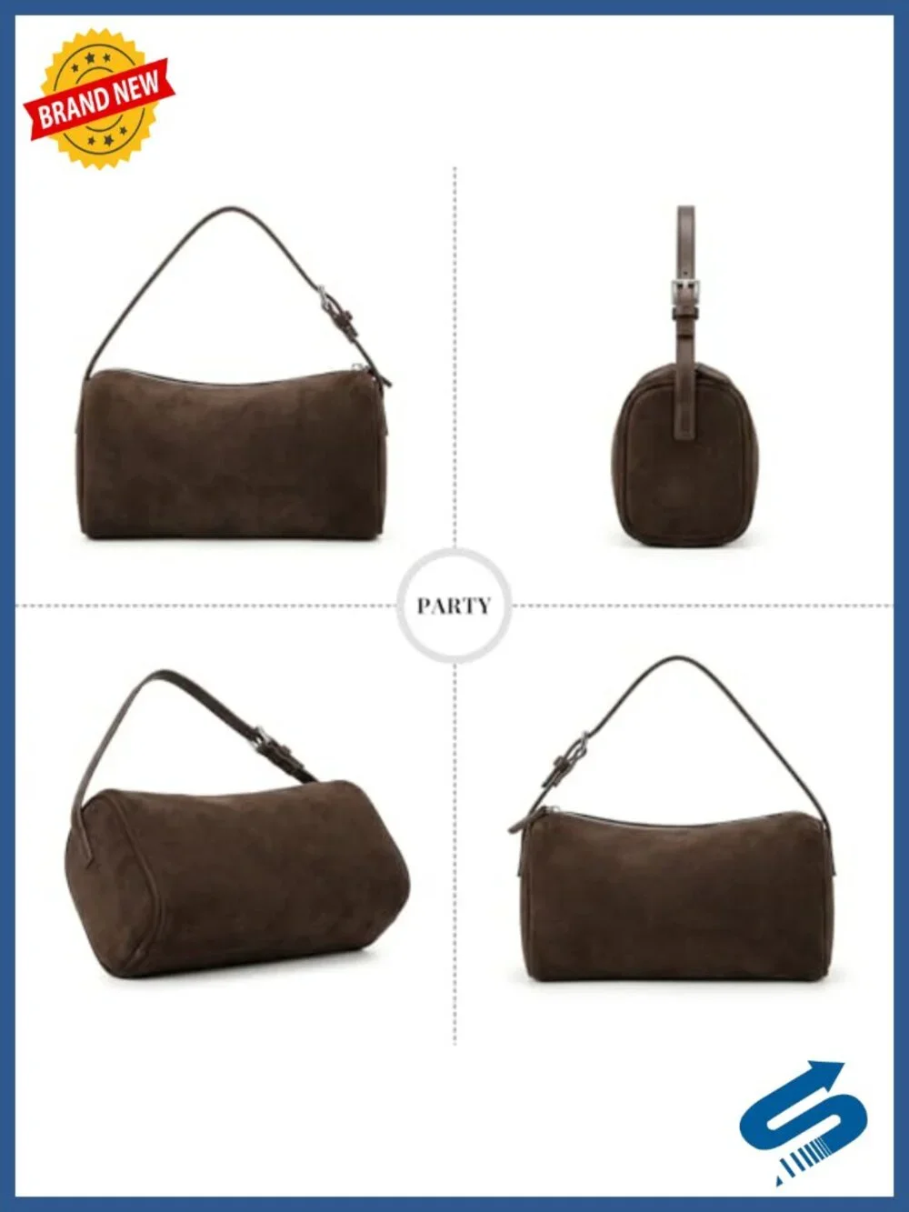 Vegan Leather Mini Purse With Adjustable Crossbody Strap